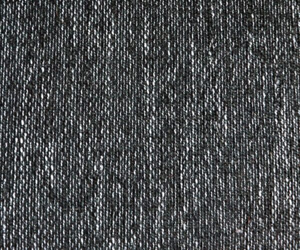 Ecksofa Clovis Weiss Schwarz modular Armlehne Hocker Ottomane Links