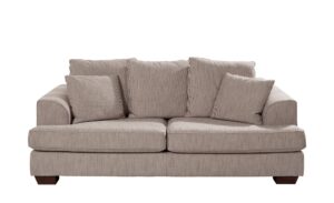 SOHO Loungesofa braun - Webstoff Franka