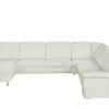 meinSofa Wohnlandschaft weiß - Leder Elsa