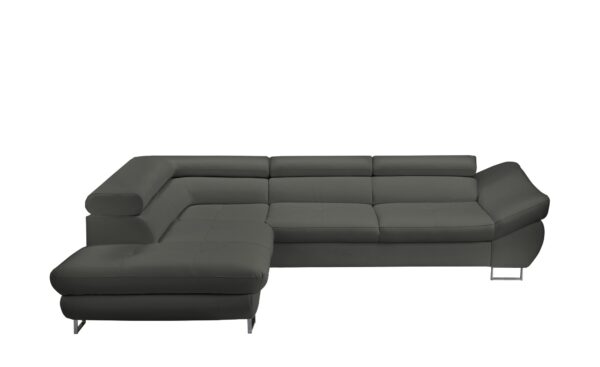 switch Ecksofa anthrazit - Kunstleder Fabio