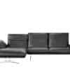 KOINOR Ecksofa schwarz - Leder Francis