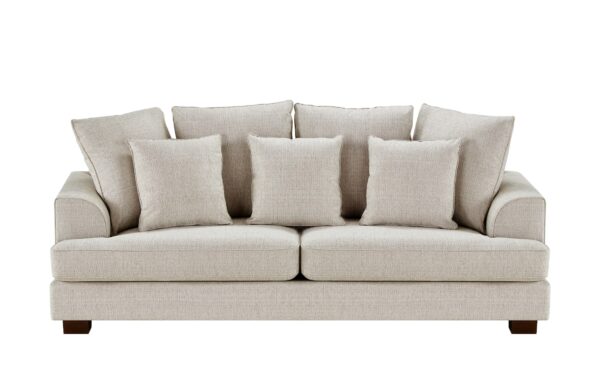 SOHO Sofa braun - Webstoff Franka