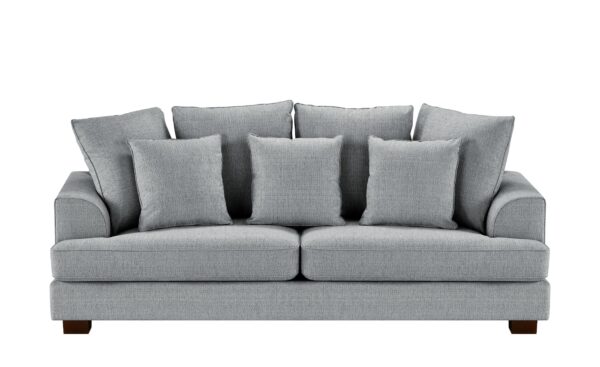 SOHO Sofa hellgrau - Webstoff Franka