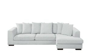 SOHO Ecksofa grau - Webstoff Paulina