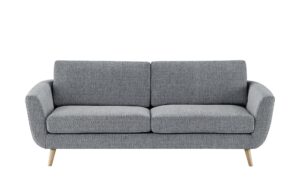 SOHO Sofa grau - Webstoff Smilla