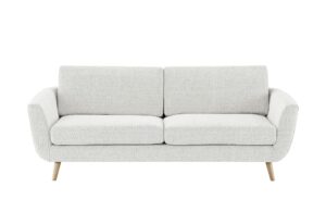 SOHO Sofa weiß - Webstoff Smilla