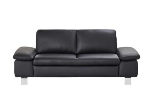 Sofa schwarz - Leder Fiodora