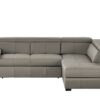 uno Ecksofa braun - Leder Formula