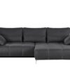 bobb Ecksofa mit Boxspringpolsterung grau - Mikrofaser Filis de Luxe