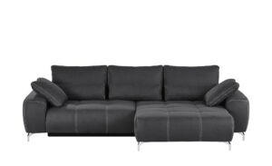 bobb Ecksofa mit Boxspringpolsterung grau - Mikrofaser Filis de Luxe