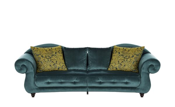 Design Big Sofa petrol - Mikrofaser