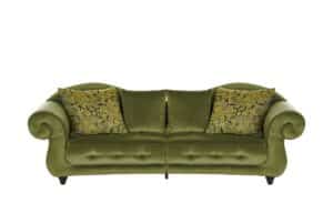 Design Big Sofa grün - Mikrofaser