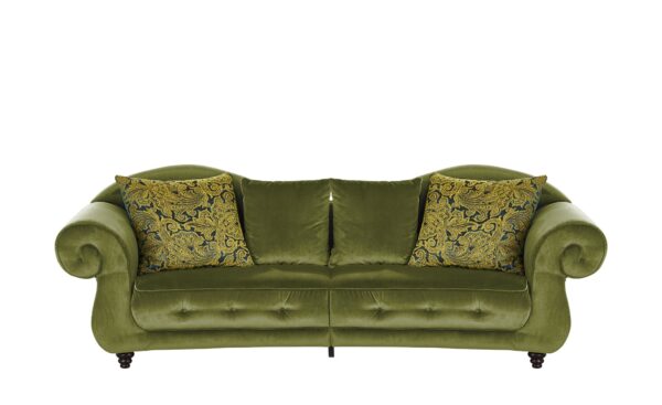 Design Big Sofa grün - Mikrofaser