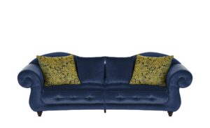 Design Big Sofa blau - Mikrofaser
