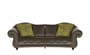 Design Big Sofa braun - Mikrofaser