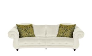 Design Big Sofa creme - Mikrofaser