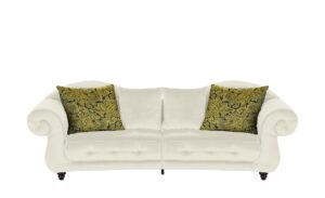 Design Big Sofa creme - Mikrofaser