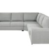 Ecksofa hellgrau - Webstoff