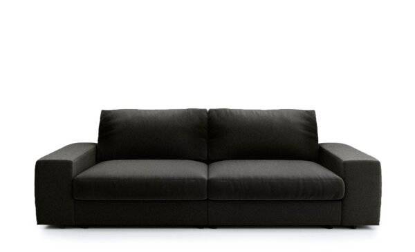 Big Sofa braun - Flachgewebe