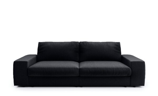 Big Sofa anthrazit - Flachgewebe