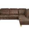 meinSofa Leder-Ecksofa braun - Leder Raica