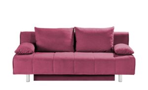 smart Schlafsofa bordeaux - Webstoff Alina