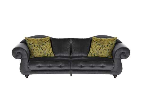 Design Big Sofa anthrazit - Mikrofaser