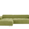 uno Ecksofa grün - Mikrofaser Origo