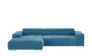 uno Ecksofa blau - Mikrofaser Origo