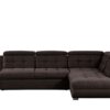 uno Ecksofa  braun - Mikrofaser Elias