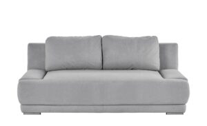 smart Schlafsofa grau - Flachgewebe Regina