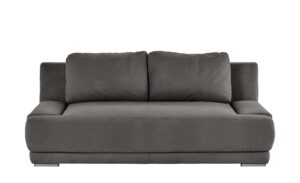 smart Schlafsofa grau-braun - Flachgewebe Regina