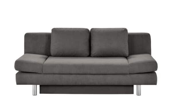 smart Schlafsofa grau - Webstoff Nina