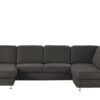 meinSofa Wohnlandschaft anthrazit - Mikrofaser Oliver-S
