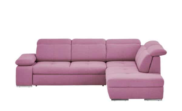 switch Ecksofa pink - Webstoff Avilla