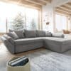 Ecksofa Loana 275x185 Grau Schlaffunktion Ottomane variabel