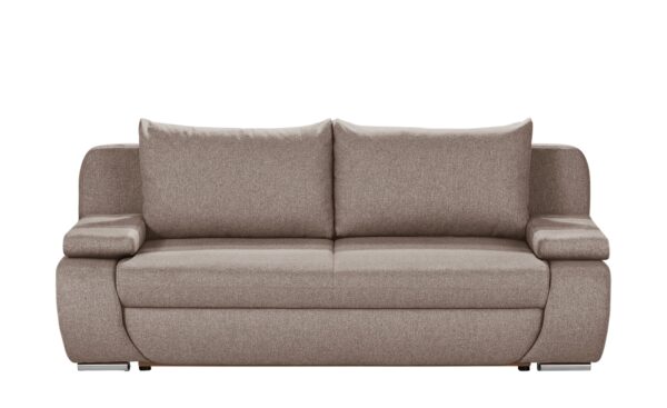 smart Schlafsofa braun - Webstoff Borneo