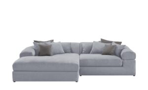 smart Ecksofa grau/grau - Flachgewebe Lion