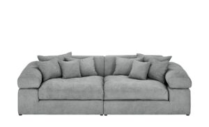 smart Big Sofa grau - Flachgewebe Lianea