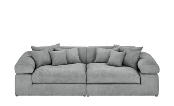 smart Big Sofa grau - Flachgewebe Lianea