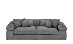smart Big Sofa grau - Flachgewebe Lianea