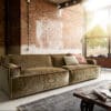 3-Sitzer Basit 290 x 110 cm Chenille Gold
