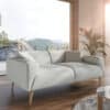 Sofa Svea Flachgewebe Mint 190x90 cm 2-Sitzer