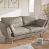2-Sitzer Mena Mikrofaser Beige 180x90 cm