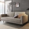 Schlafsofa Thia Mikrofaser Beige 220x100 cm