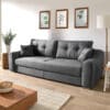 Schlafsofa Narin Velour Graphit 240x100 cm