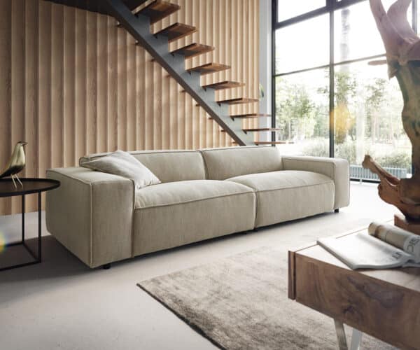 Big-Sofa Tenso 285 x 105 Chenille Beige