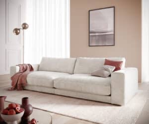 Bigsofa Cubico 290x120 cm Cord Beige