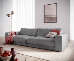 Bigsofa Cubico 290x120 cm Cord Anthrazit