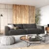 Bigsofa Cubico 290x120 cm Chenille Graphite